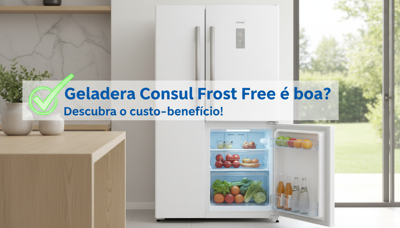 Geladeira Consul Frost Free é boa? Descubra o custo-benefício!